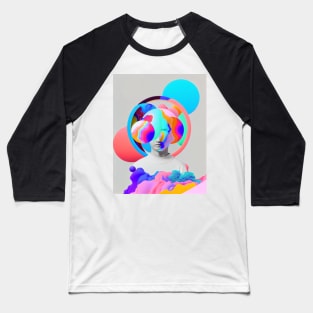 Abstract pop art style sculpture Baseball T-Shirt